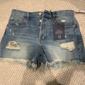 Gap denim shorts new with tags size 25.  $49.99